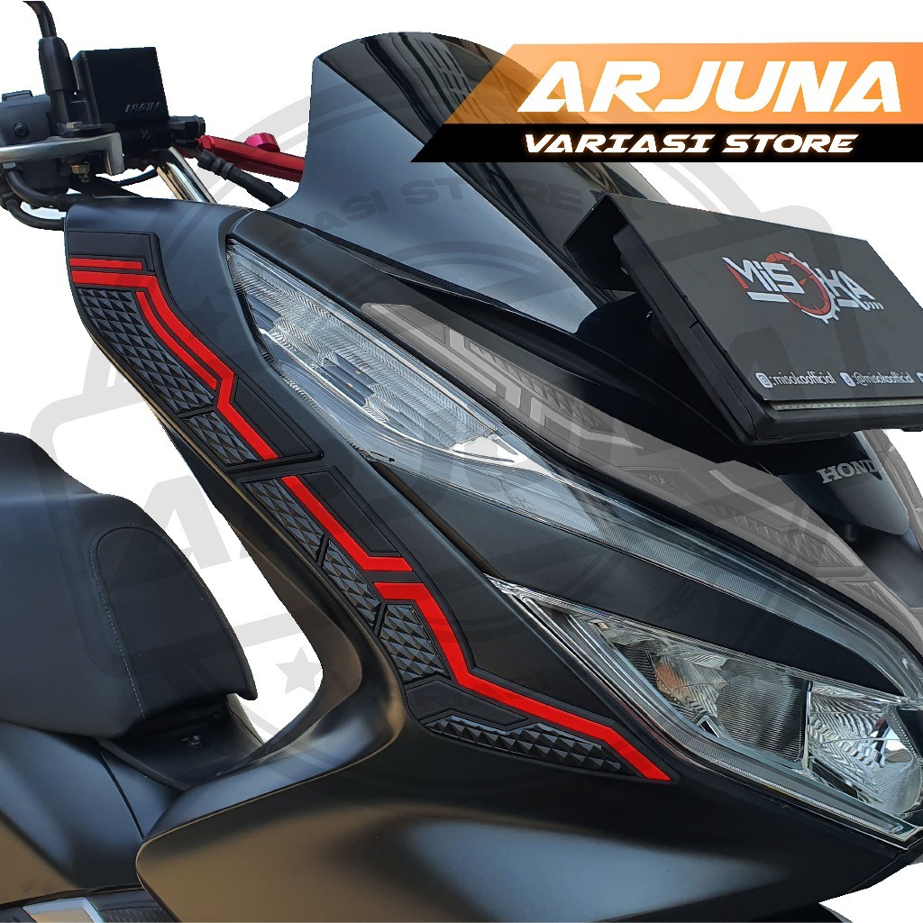 

Upper front cover PCX 150 bahan rubber/karet