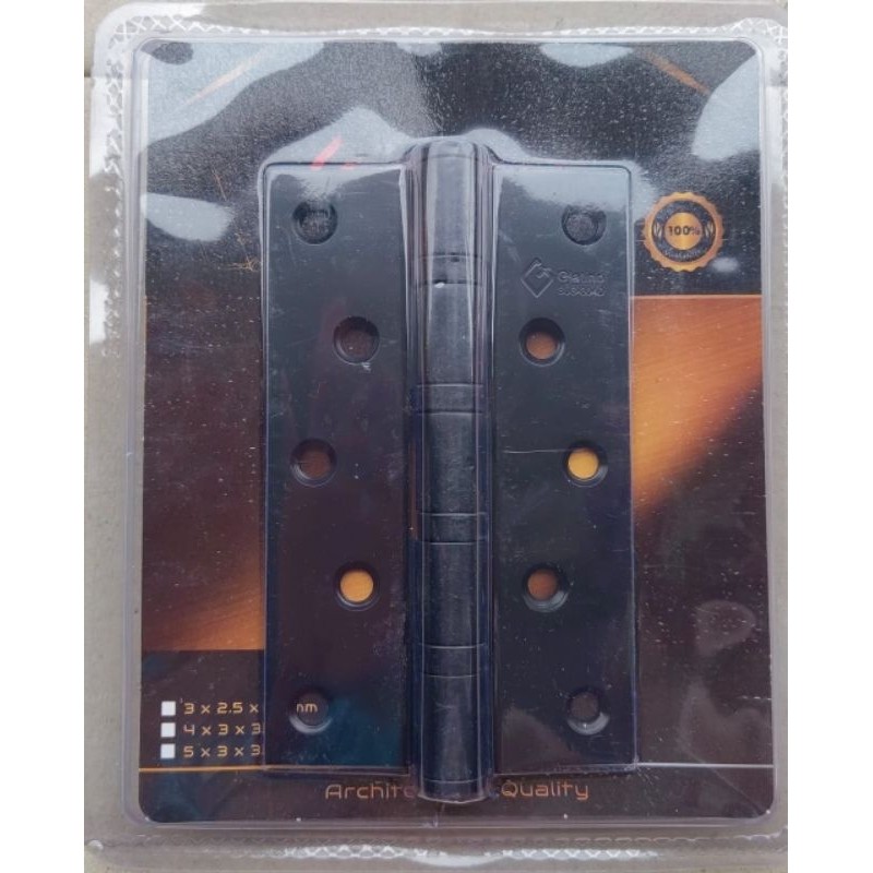 Engsel Pintu Glatino 5 inch Hitam SUS304 / Engsel Pintu 5" Hitam SUS304 / Engsel Pintu Hitam SUS304 