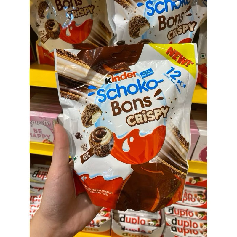 

kinder schoko bons crispy wafer isi 12 pcs