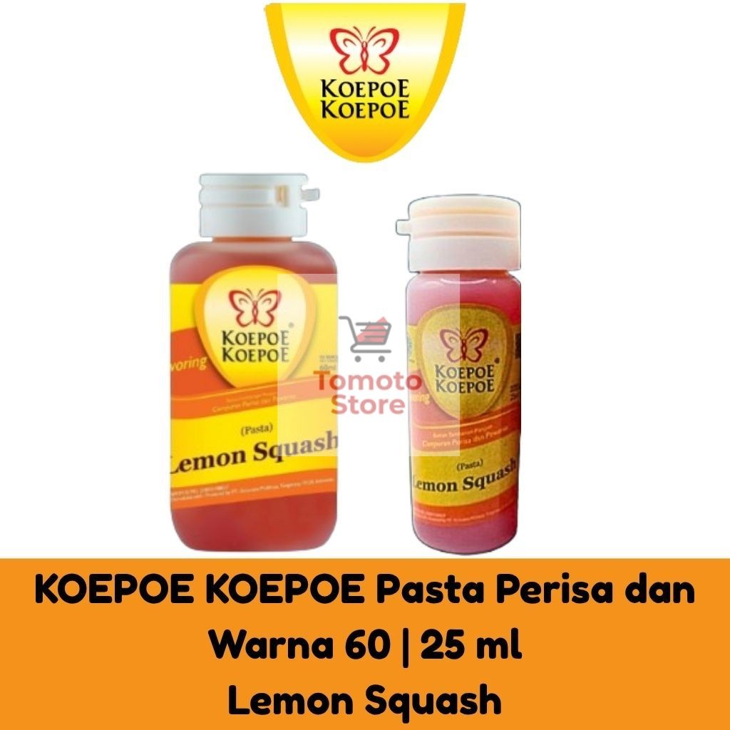 

✨ TOMOTOSTORE ✨ KOEPOE KOEPOE Pasta Perisa dan Warna Lemon Squash