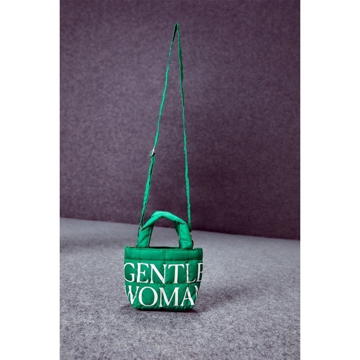 (READY STOCK) Gentle Woman CRIMINAL PUFFER MICRO TOTE BAG GREEN Original