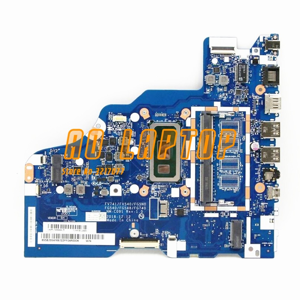 For Lenovo L340-17IWL IdeaPad L340-15IWL Laptop PC motherboard NM-C091 5B20S41687 i5 8265U DDR4 Note