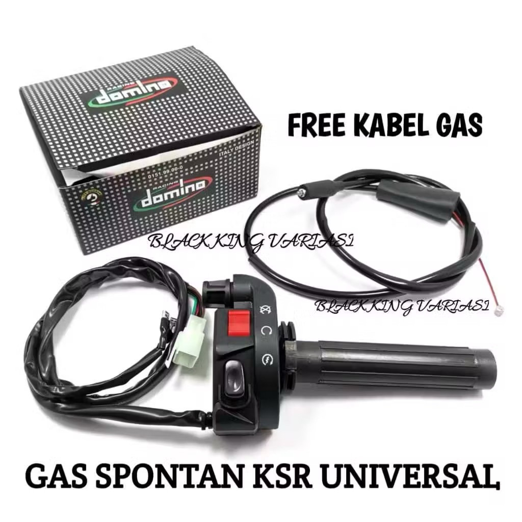 Gas Spontan KSR Universal Untuk Semua Motor Gas Kontan KSR  Kanan Motor Gas KSR Plus Kabel Gas