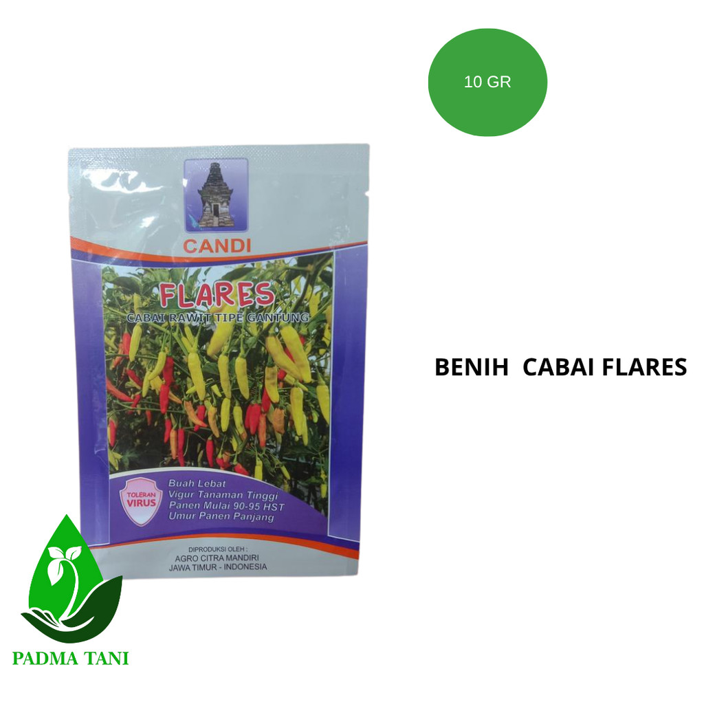 Benih Cabe Rawit Flares Candi Viral 10 Gram
