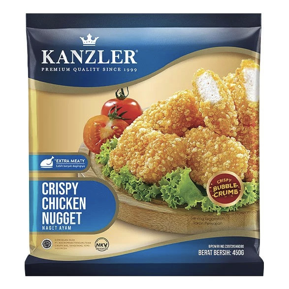 

Kanzler Crispy Nugget 450gr / Kanzler Bubble Crumb Nugget / Nugget Premium