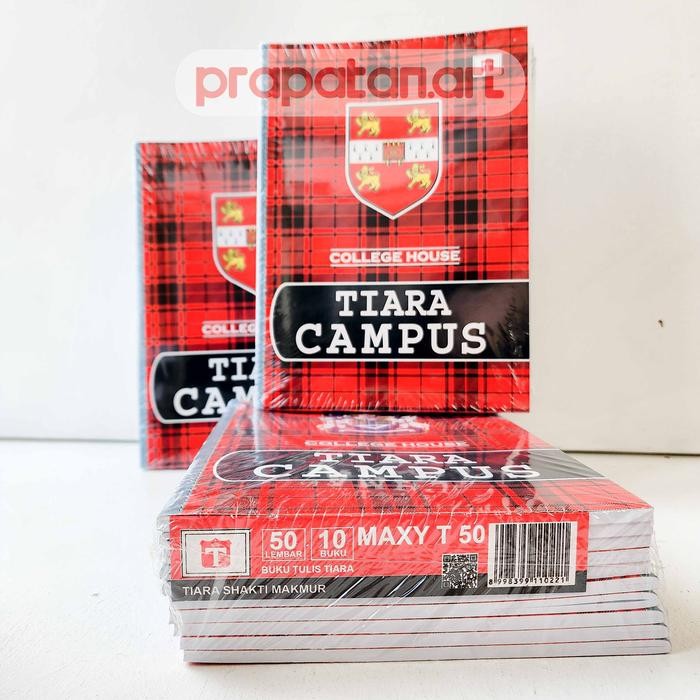 

TIARA Buku Tulis Sekolah 50 Lembar MAXYT50 18x25cm (10 BUKU)