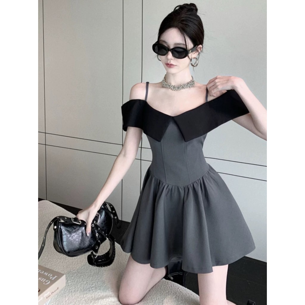 Laudofficial Dania Dress /Mini Dress Sabrina Wanita Tali Kecil