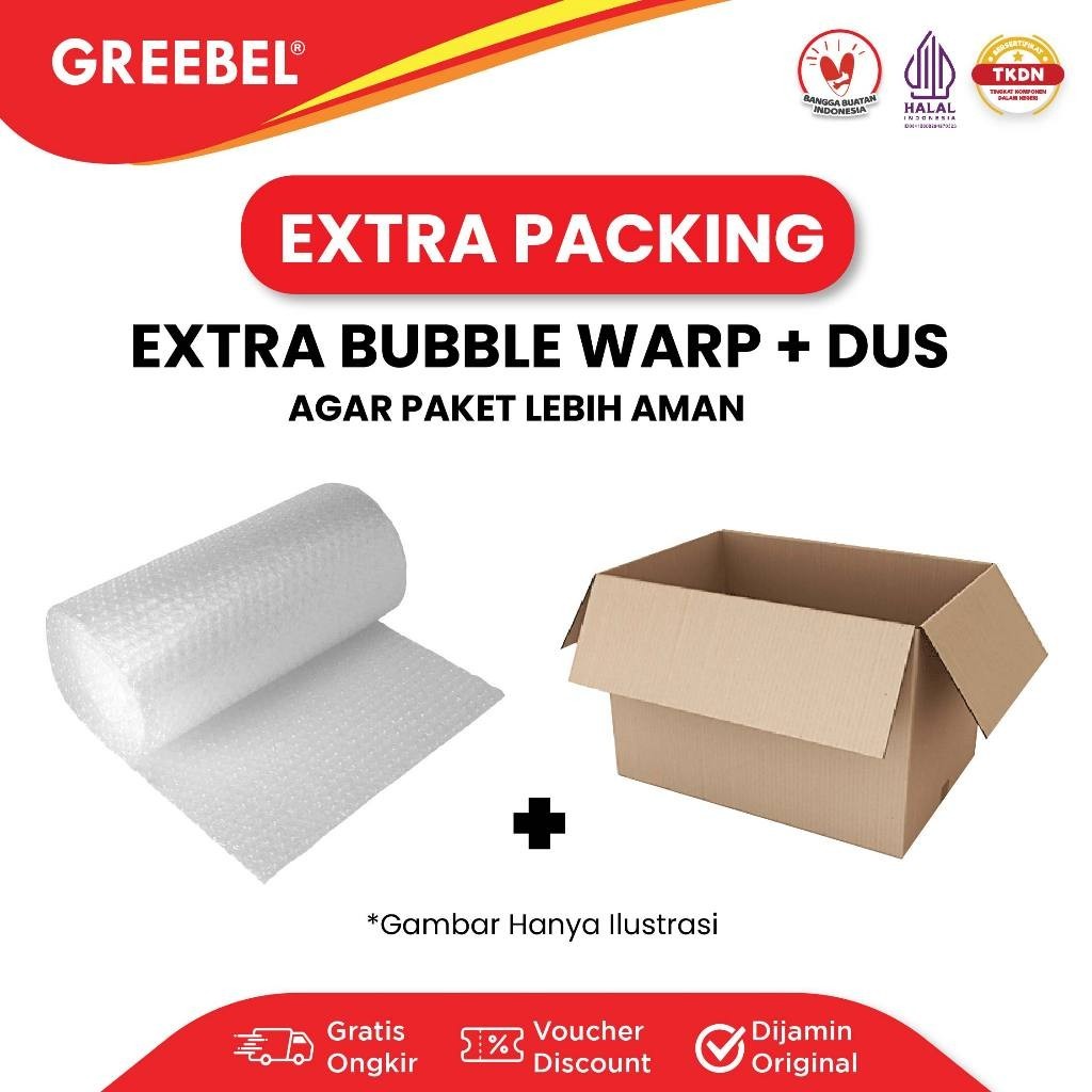 

Extra Packing / Extra Bubble Wrap Kardus / Packing Aman