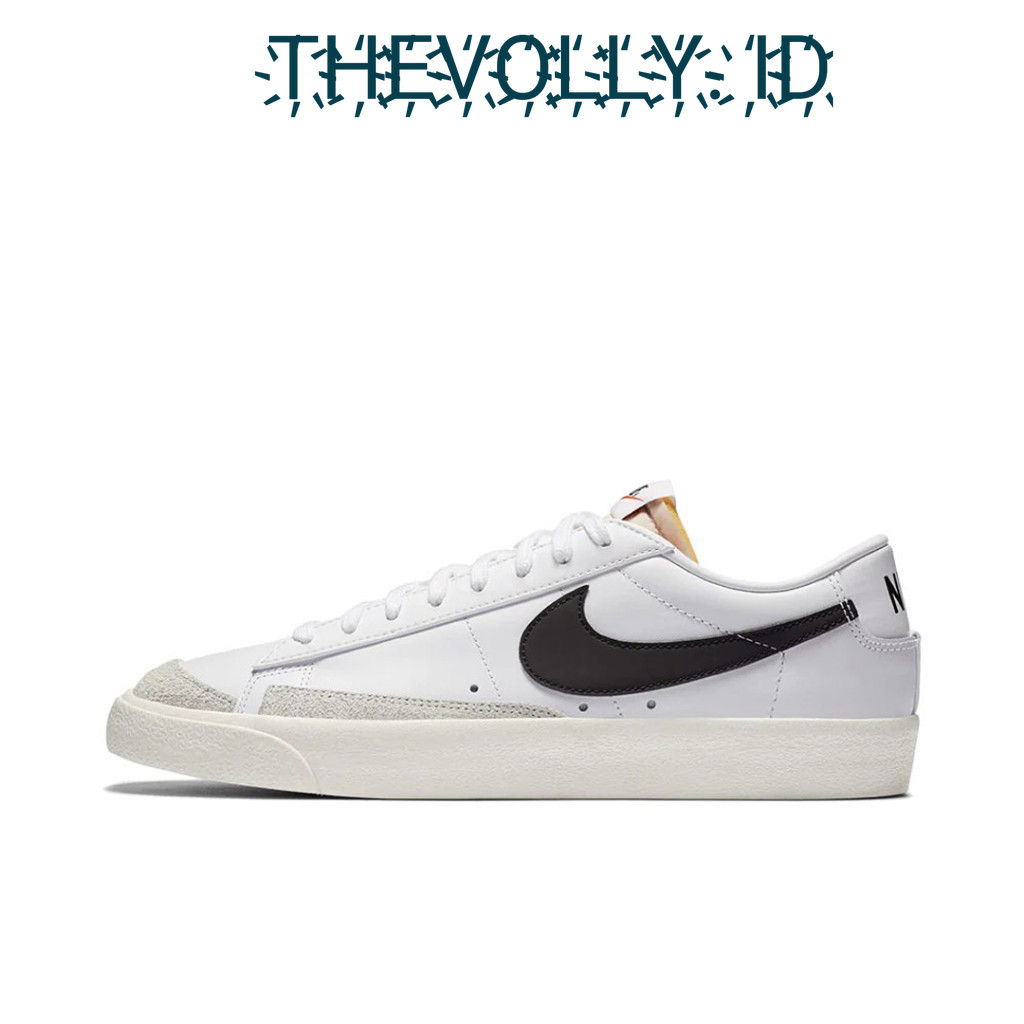 Sepatu Nike Blazer Low 77 Vintage White Black BNIB Original / Sneakers Pria