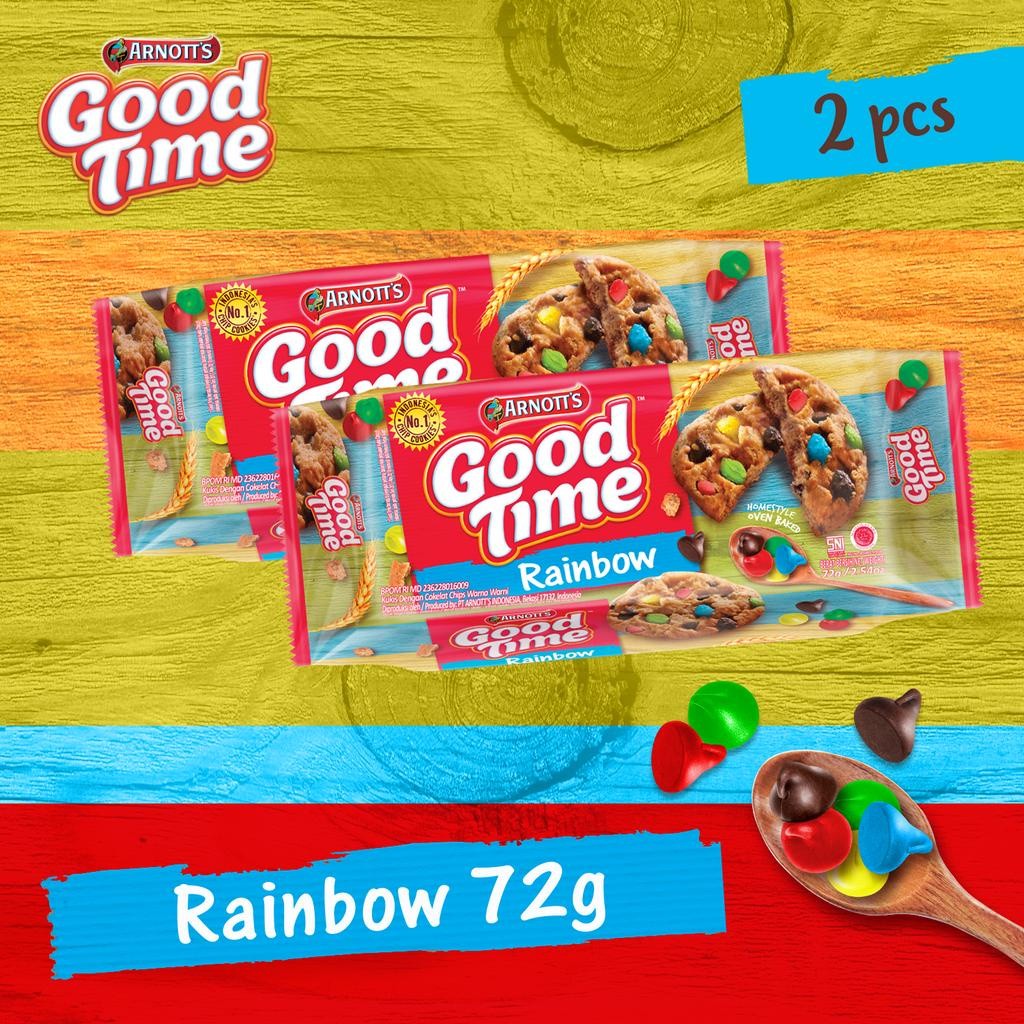 

Good Time Cookies Rainbow 2 x 72 gr