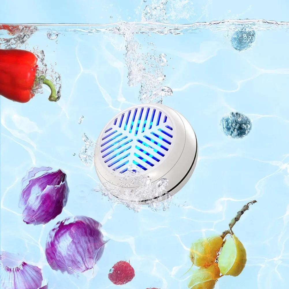 

Protable Fruit Vegetable Washing Machine Wireless Food Fruit Cleaner for Outdoor Picnic Fruit Food Purifier Kitchen Accessories