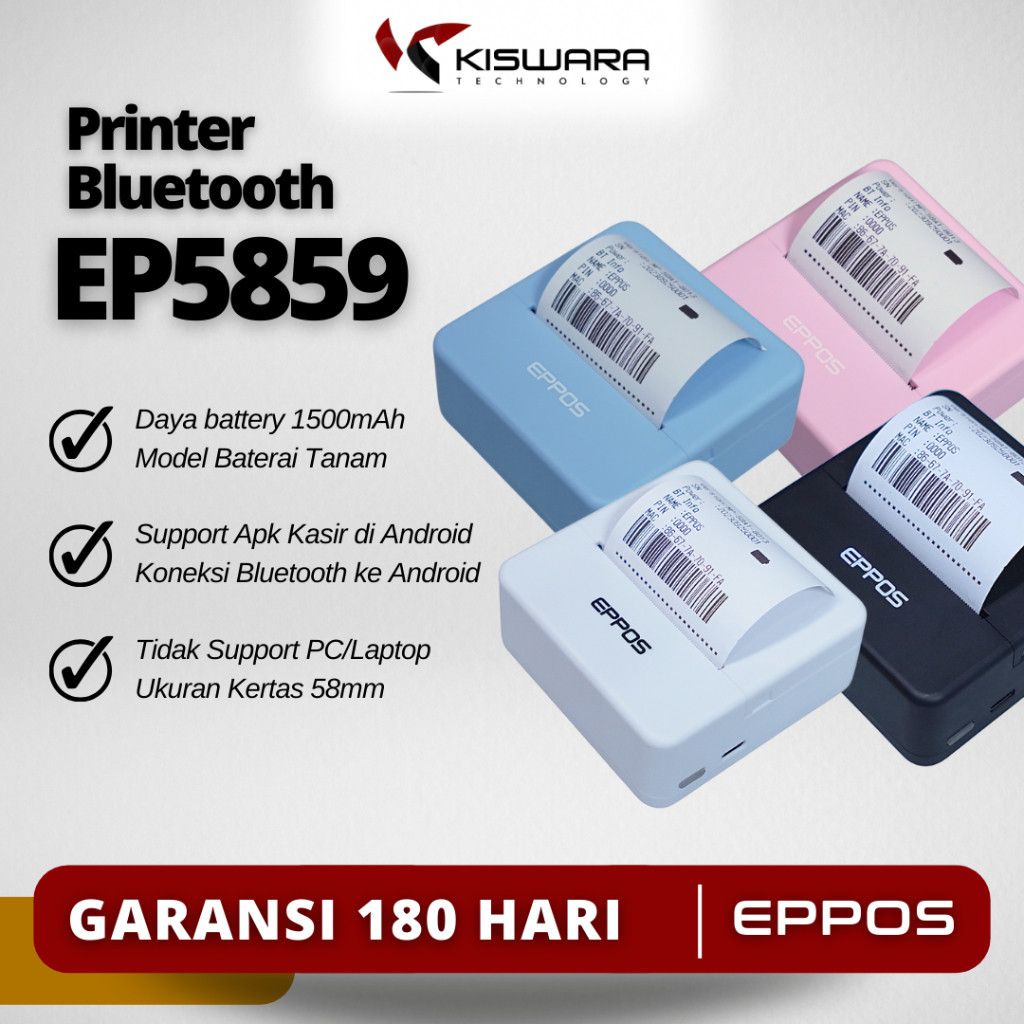 Printer Bluetooth Pocket Mini EPPOS EP5859 Termurah