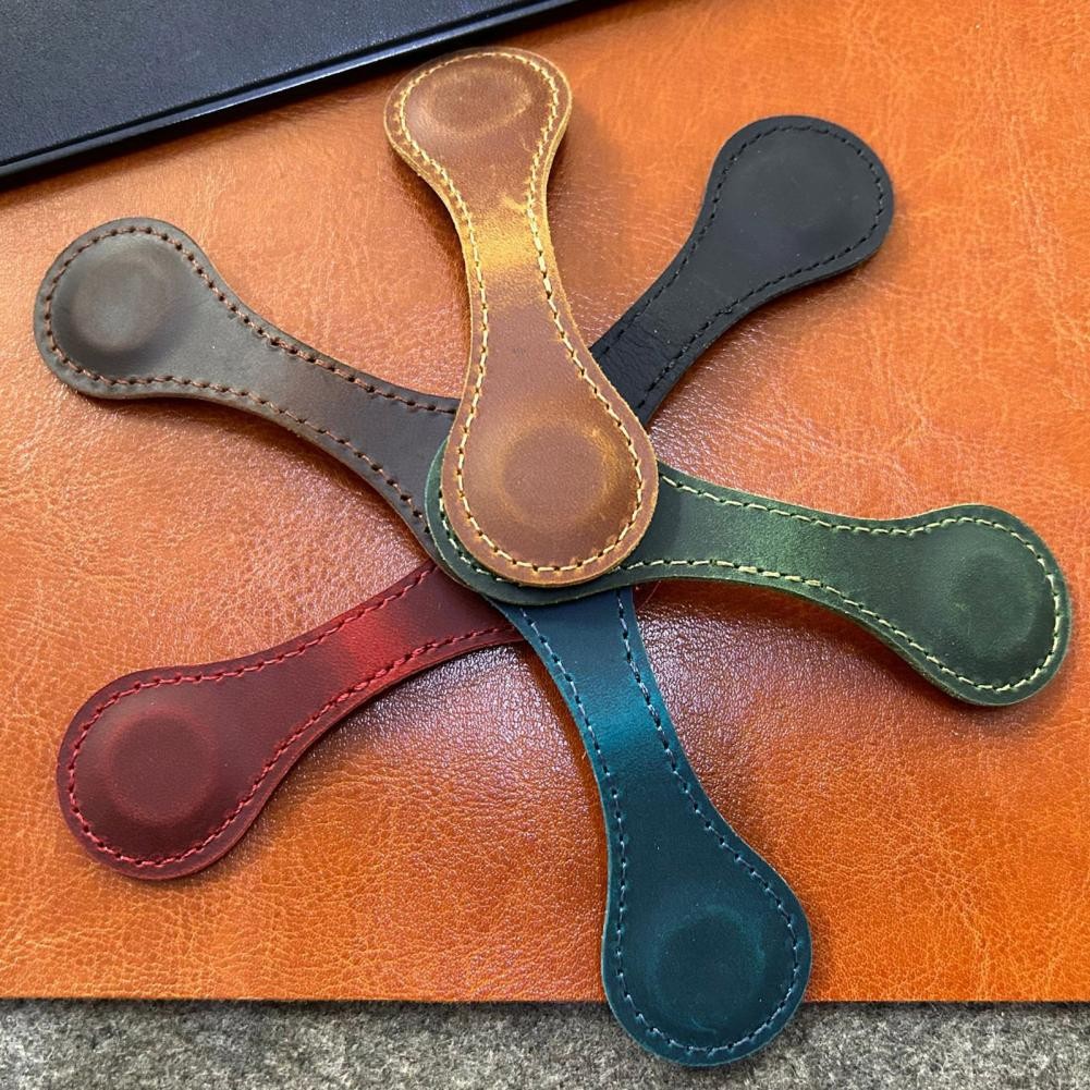 

Vintage Leather Bookmarks Magnetic Bookmarks Personalized Engraved Bookmarks Book Marker Clips Office Supply Paper Clip Gifts
