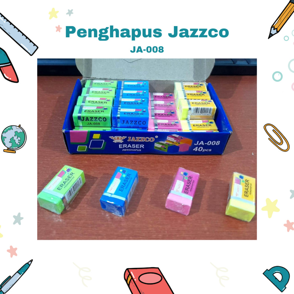 

Penghapus / Stip JAZZCO Warna Eceran SBY GROUP