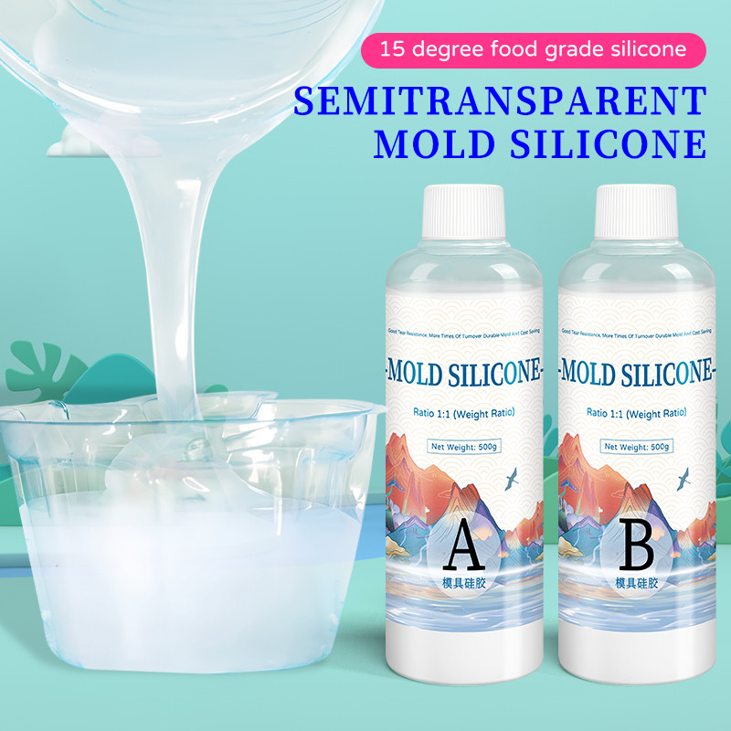 

DIY Silicone Mold Making AB 1:1 Liquid Rubber Silicona Liquida Para Mold Fast Curing Mold Making Silicone Kit Cured 200g 500g