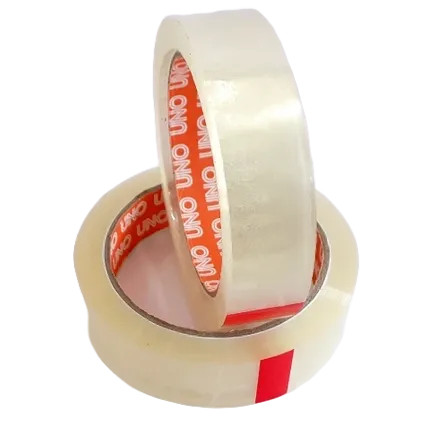 

[SDW] pekanbaru/Isolasi Bening Tebal 1" 24mmx72yardx40mic UNO