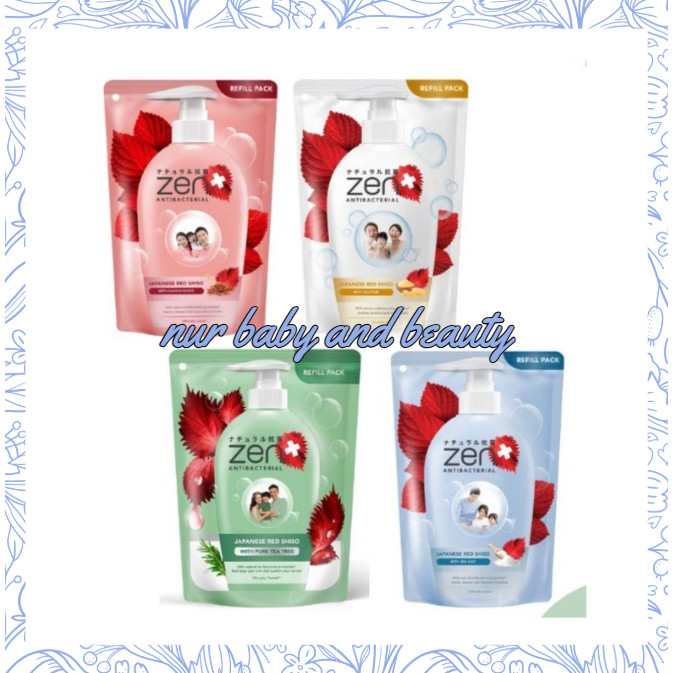 Zen Sabun Mandi Cair Body Wash 400ml Sabun Zen Cair