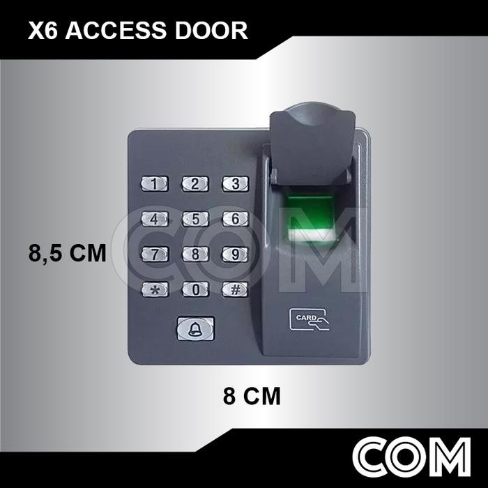 

Fingerprint Standalone Access Control X6 Akses Door Sidik Jari