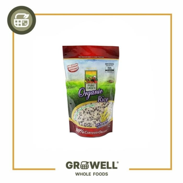 

Promo PURE GREEN BERAS ORGANIK HITAM KOMBINASI 1KG