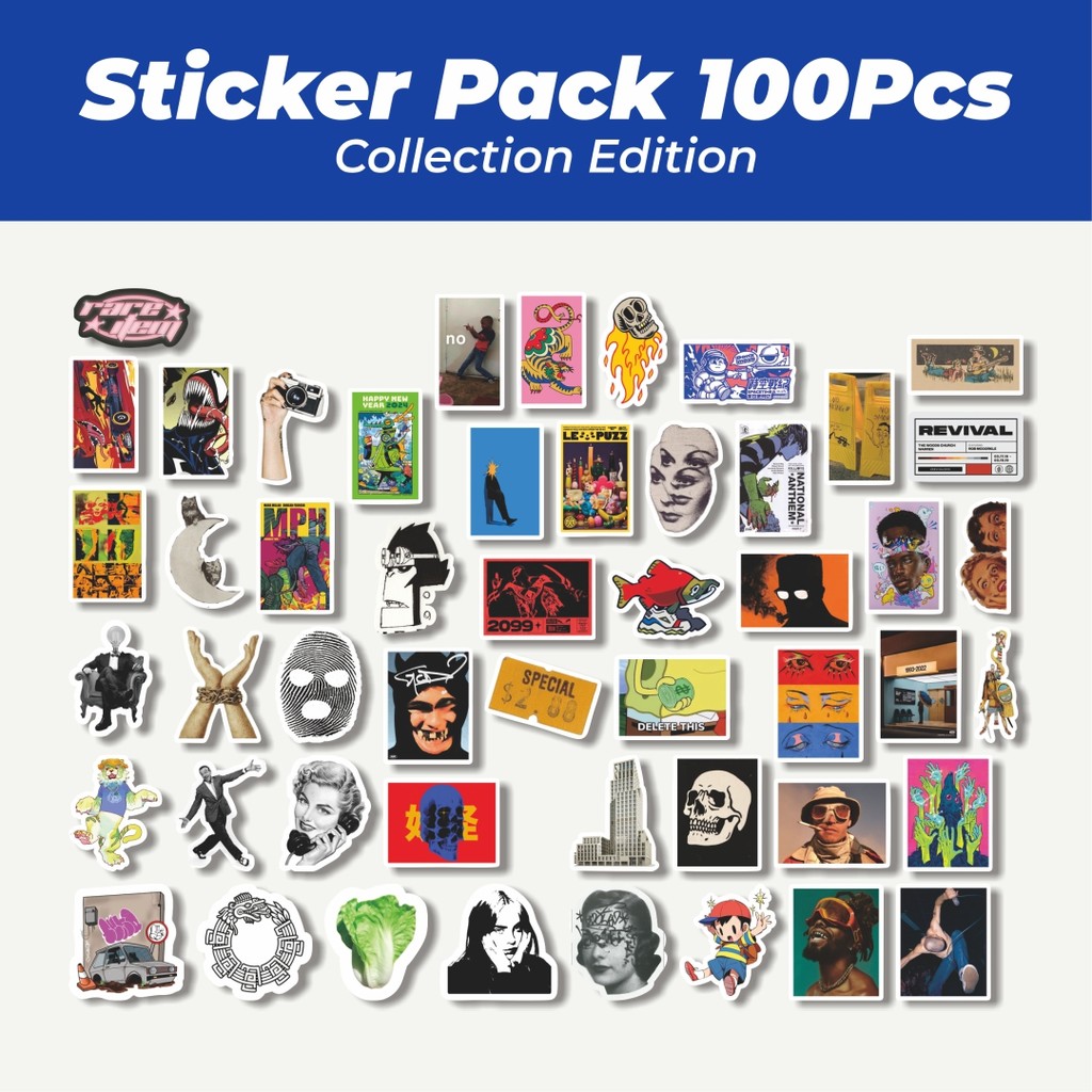 

Hot Stiker Random V12 Lucu Anti Air Stikers Berperekat Waterproof Sticker Decal Buat Motor Helm Buku Journal Koper Casing HP Laptop Botol Minum