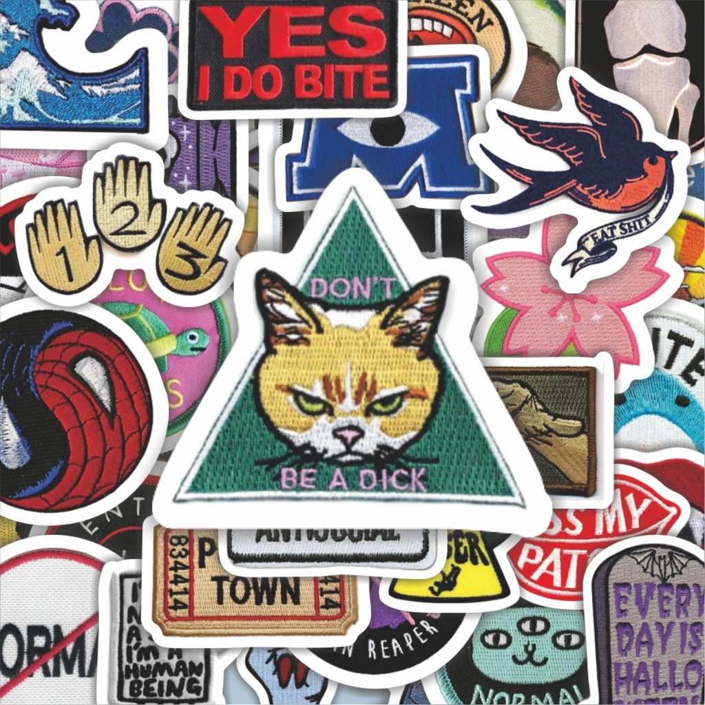 

100PCS Lucu Stiker Patch V22 Stiker Aesthetic Stiker Anti Air Stikers Berperekat Waterproof sticker decal buat Motor Helm Buku Journal Koper Casing HP Laptop Botol Minum Hadiah anak