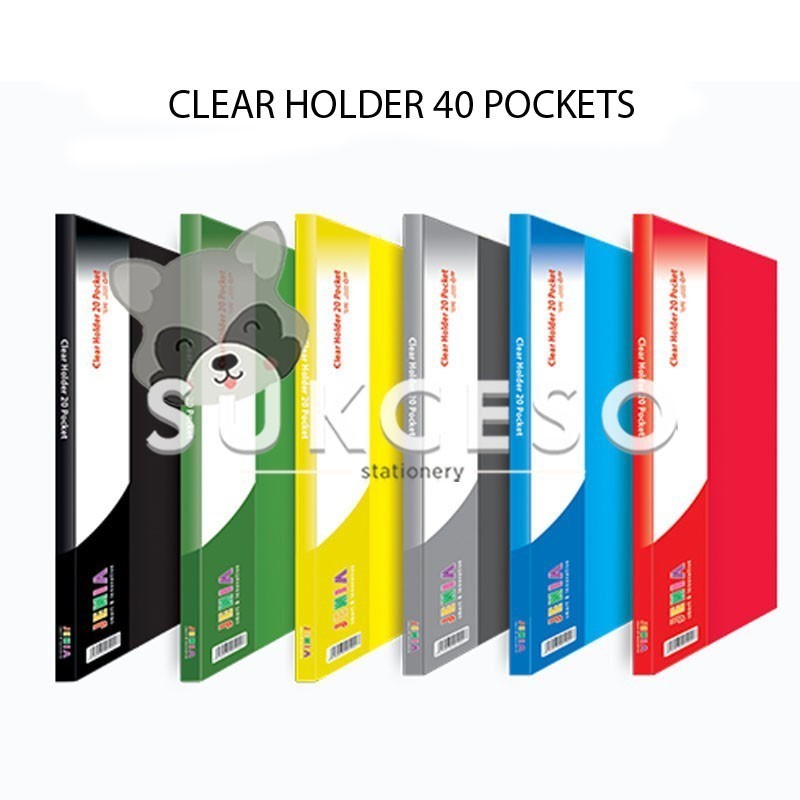 

Jenia Clear Holder Folio F4 Isi 40 Pocket Map Dokumen