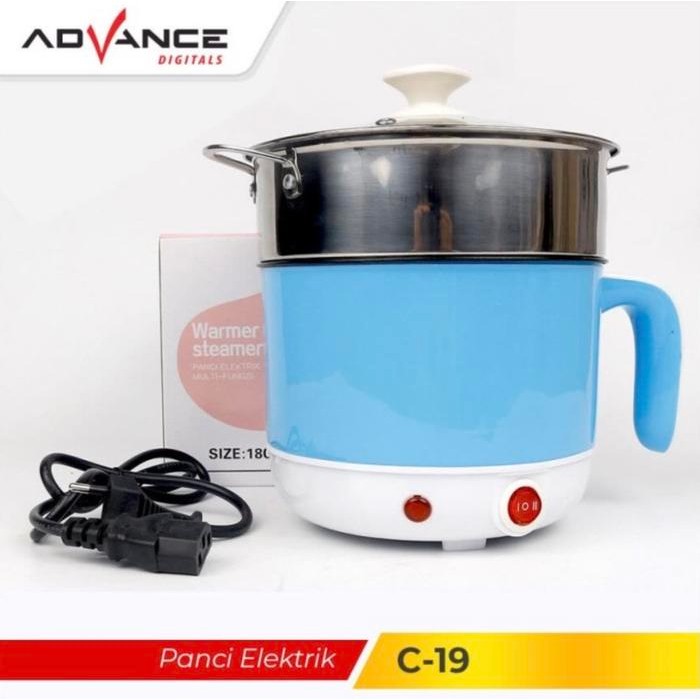 New Panci Listrik Multifungsi Advance C 19 - Biru Muda