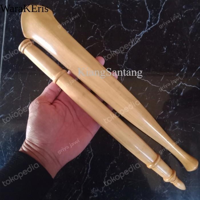 Warangka Landeyan Tombak Kayu Cendana Jawa antik WR8