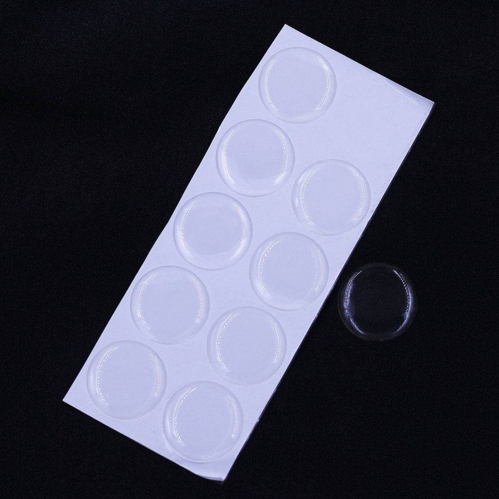 

Transparency Clear 3D Epoxy Resin Domes Cabochons Stickers Flat Back Round High For Pendants Jewelry DIY Findings 20mm Wholesale