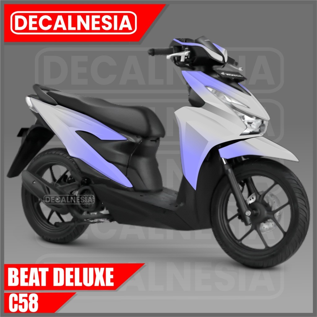 Decal Beat Deluxe 2024 2025 Smart Key CBS New Full Body Stiker Beat Street Variasi Motor Sticker Sim