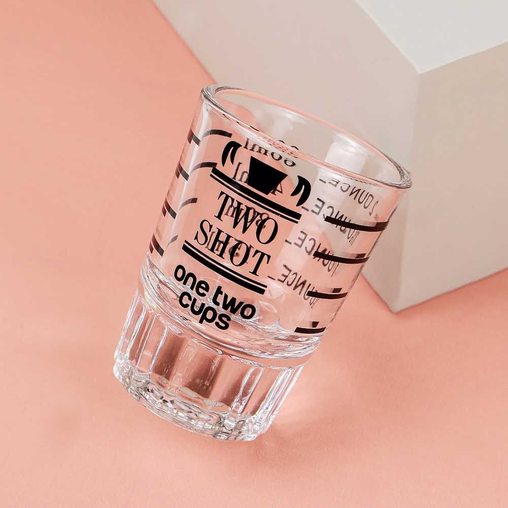 One Two Cups Gelas Kopi Expresso Shot Glass Coffee Cup 60ml - MD19 -MR