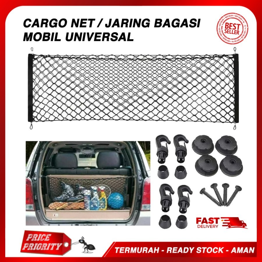 NAJ - Jaring Bagasi Mobil / Jala Bagasi Mobil / Cargo Net