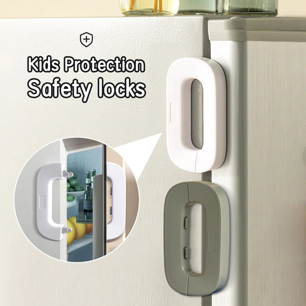 Kunci Kulkas Baby Safety Lock Kunci Pengaman Pintu Laci Lemari Pakaian Kulkas Kunci Kulkas Pintu Lac