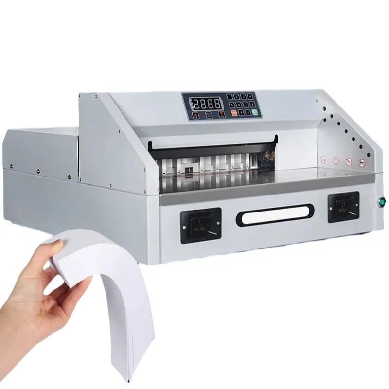 

E330S Desktop electric paper cutter CNC automatic A3 paper cutting tender trimming office heavy automatic cutting machine