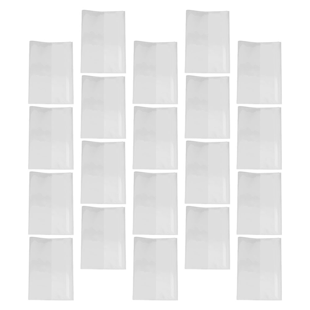 

20pcs Waterproof Book Covers Transparent A4 Plastic Textbook Cover Protection Reusable Clear Protector