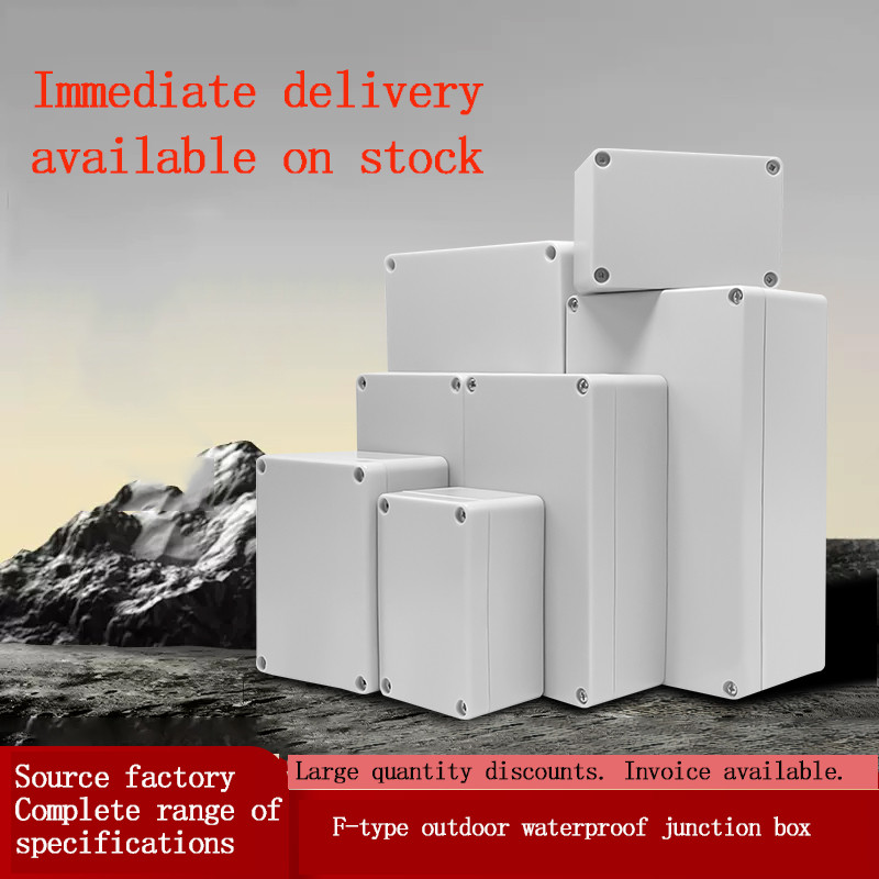 F-type ABS new material Ip67 waterproof junction box Plastic housing Ip67 Outdoor electronic safe mo
