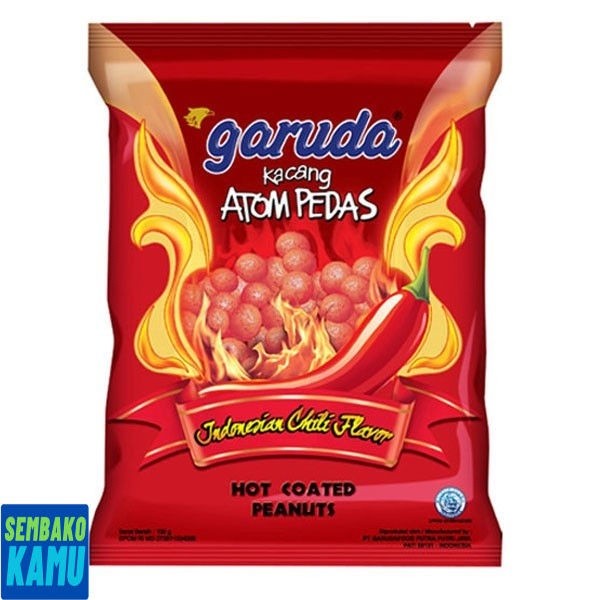 

Garuda Kacang Atom Pedas 250 gr Bag