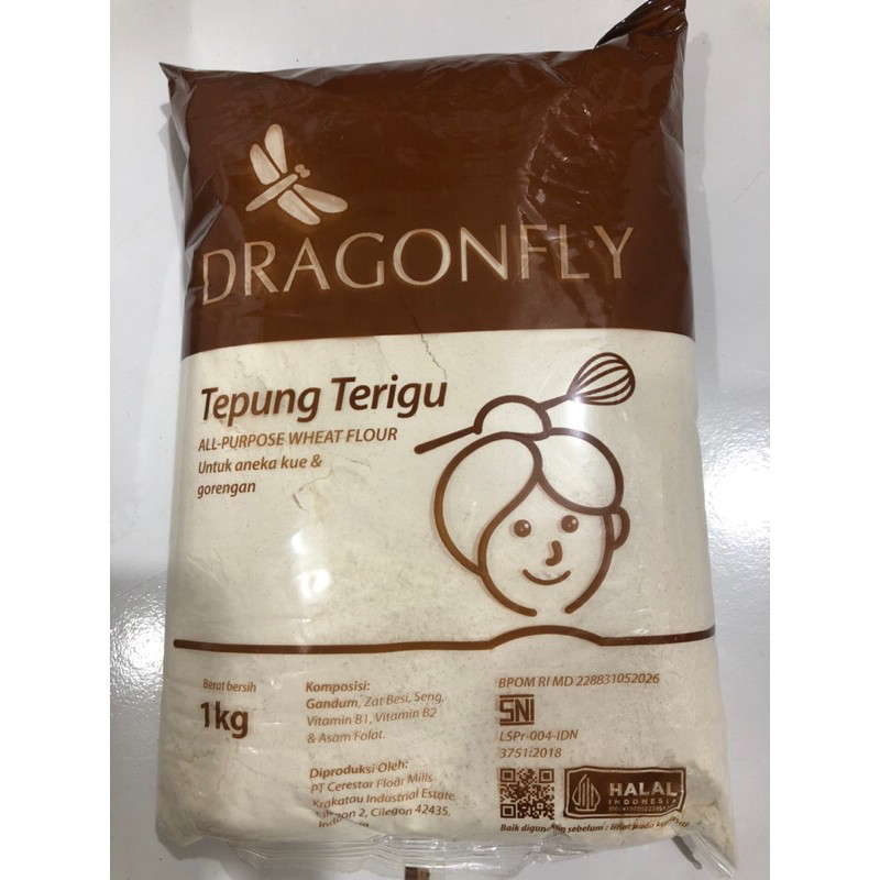 

TEPUNG TERIGU DRAGONFLY 1kg Qiqimarco