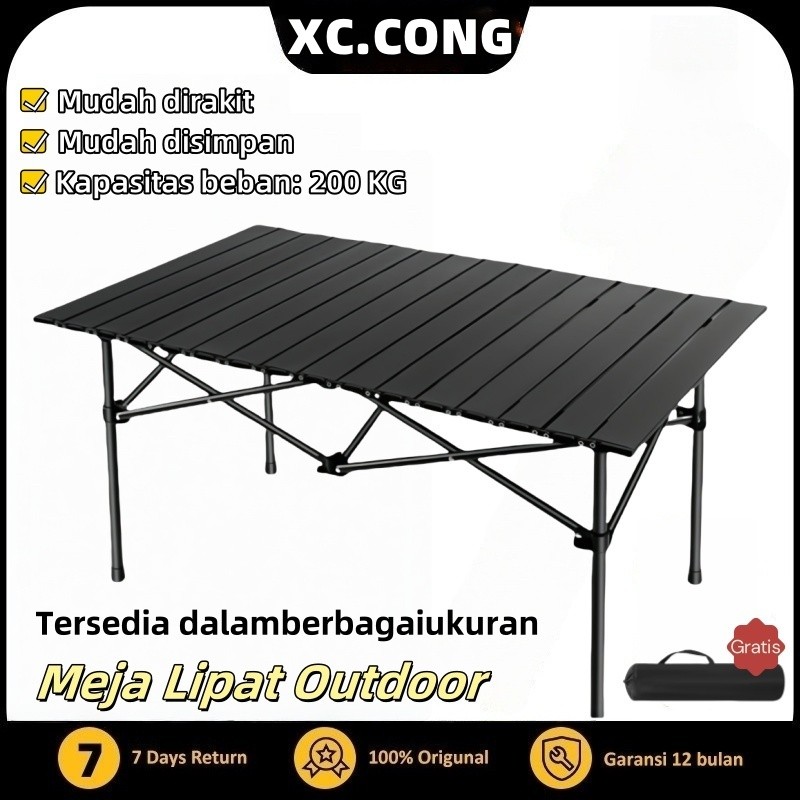 Meja Lipat Outdoor/meja Lipat Camping Outdoor, Meja Outdoor Portabel