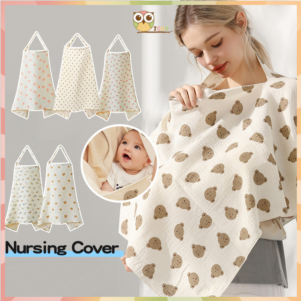 JCHO Apron Cover Asi Menyusui Pelindung Ibu Menyusui Penutup Stroller Bahan Katun