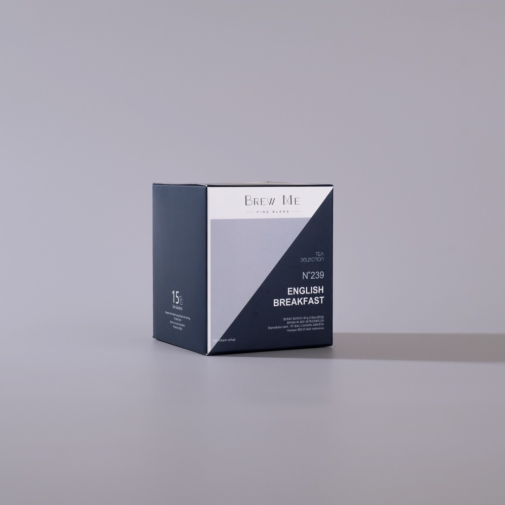 

Brew Me English Breakfast Tea Bag Box