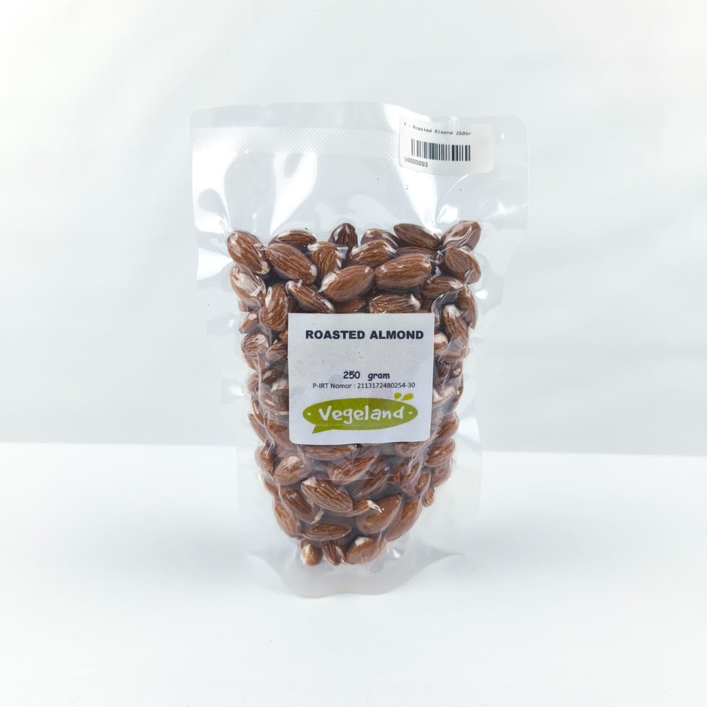 

Vegeland Roasted Almond 250Gr Almond Panggang