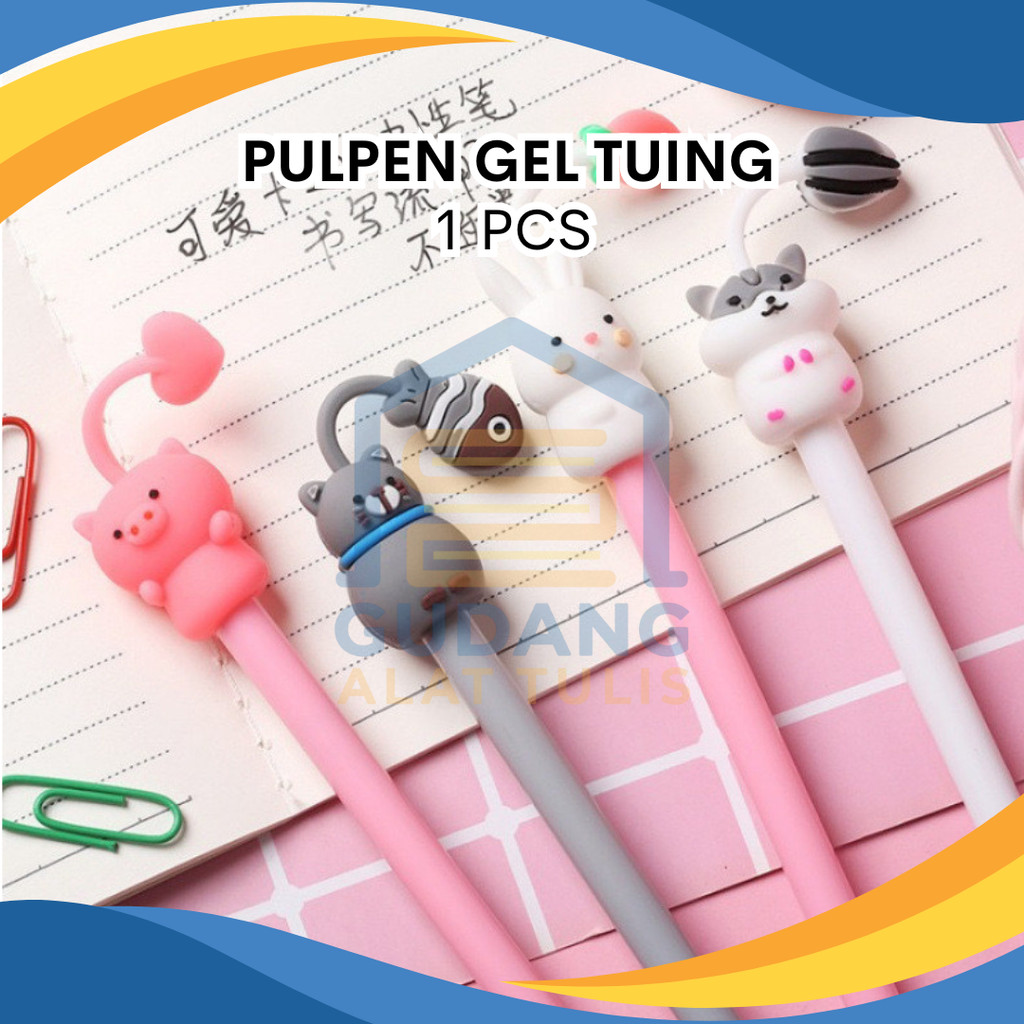 

PULPEN GEL PENA MOTIF ANIMAL 0.5 MM LUCU KARAKTER HEWAN