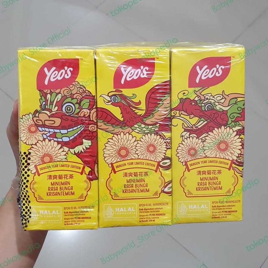 

Yeos Minuman Rasa Bunga Krisantemum Pack Isi 6