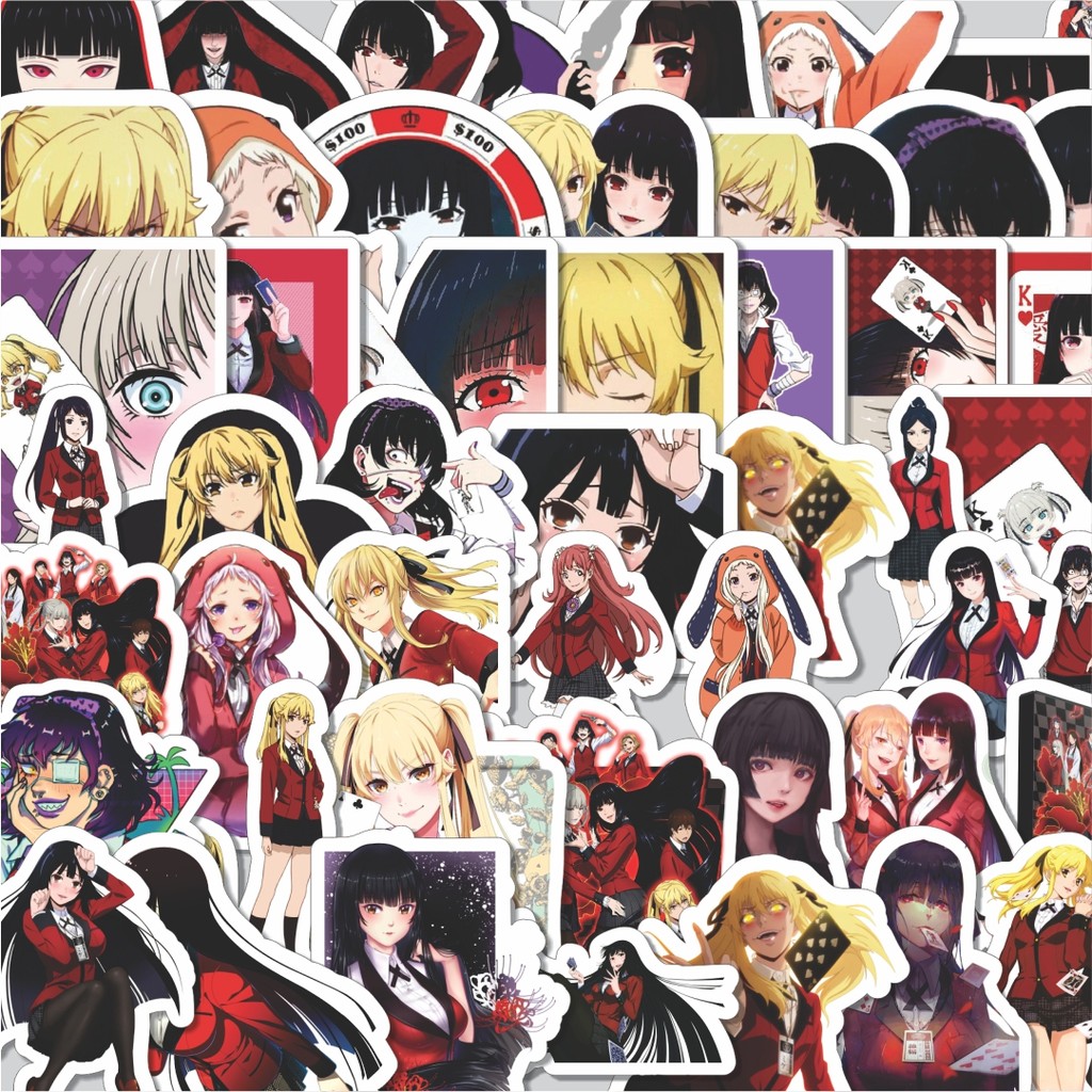 

Stiker Cutting Pack Stiker Anime Series Kakegurui Karakter Mix Isi 100Pcs Series Aesthetic Lucu Keren Untuk Koper Bahan Vynil