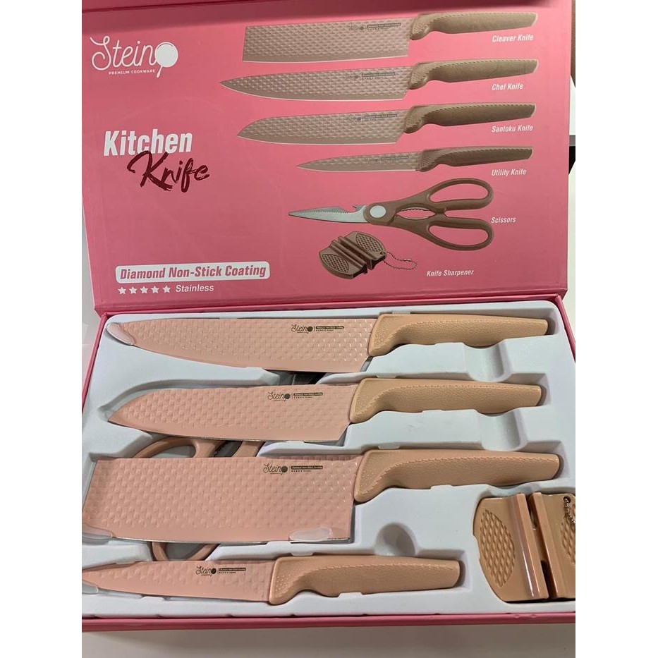 Pisau Knife Diamond by Stein Cookre - Pink