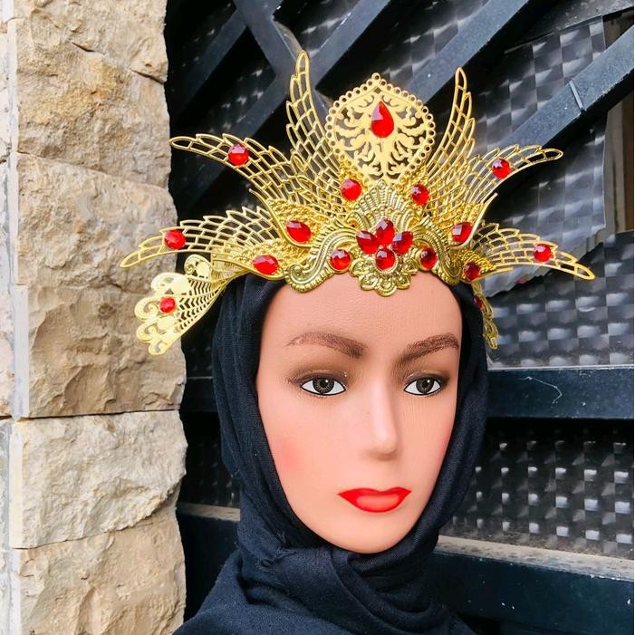 Promo Karnaval Siger tari/siger sunda(SAYAP) /siger karnaval/siger mahkota - merahPASTI COD