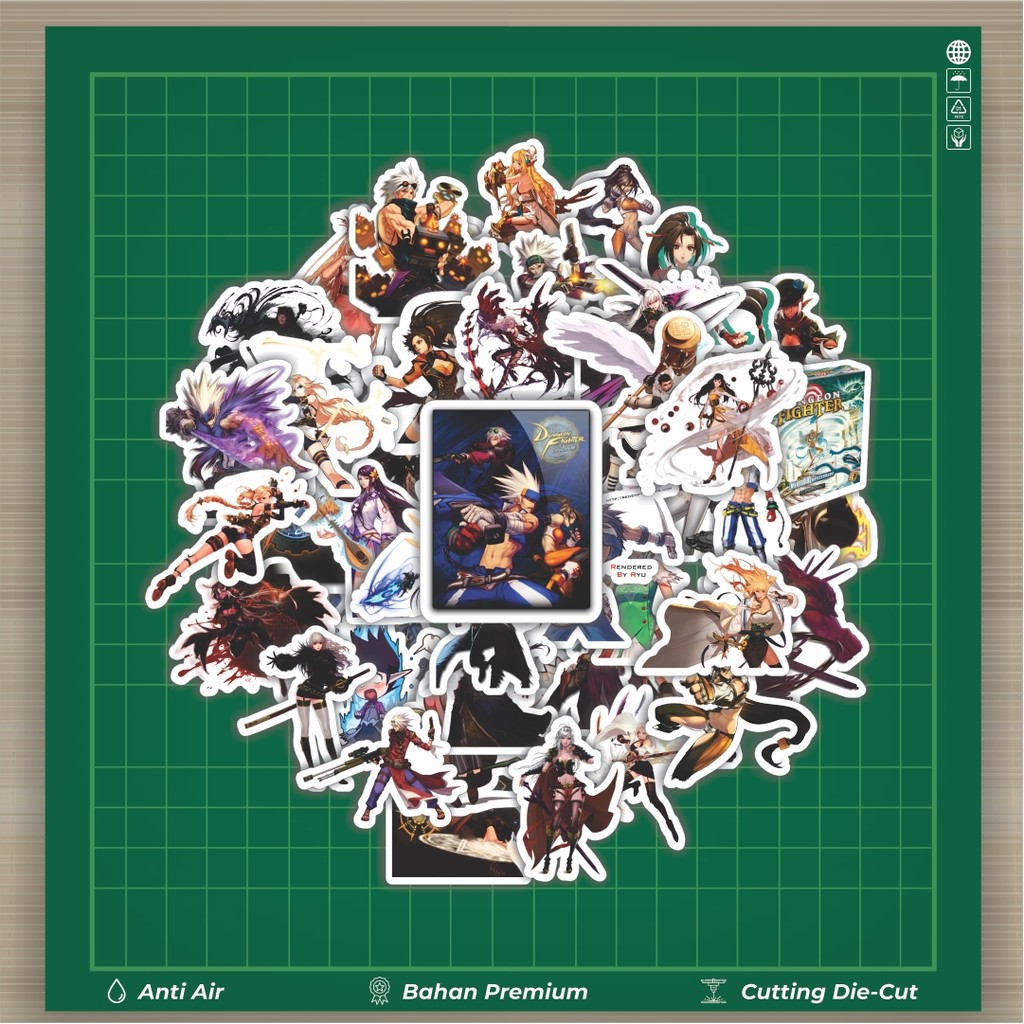 

HOT 50 PCS STIKER Stiker Game Series Dungeon Fighter Karakter MIX 1 Stiker Fashion Cars Decal Dingin Kartu Album Custom Vinyl Anti Air- Sticker Aesthetic Buku Journal Koper Casing HP Tablet Laptop Helm Motor Botol Minum
