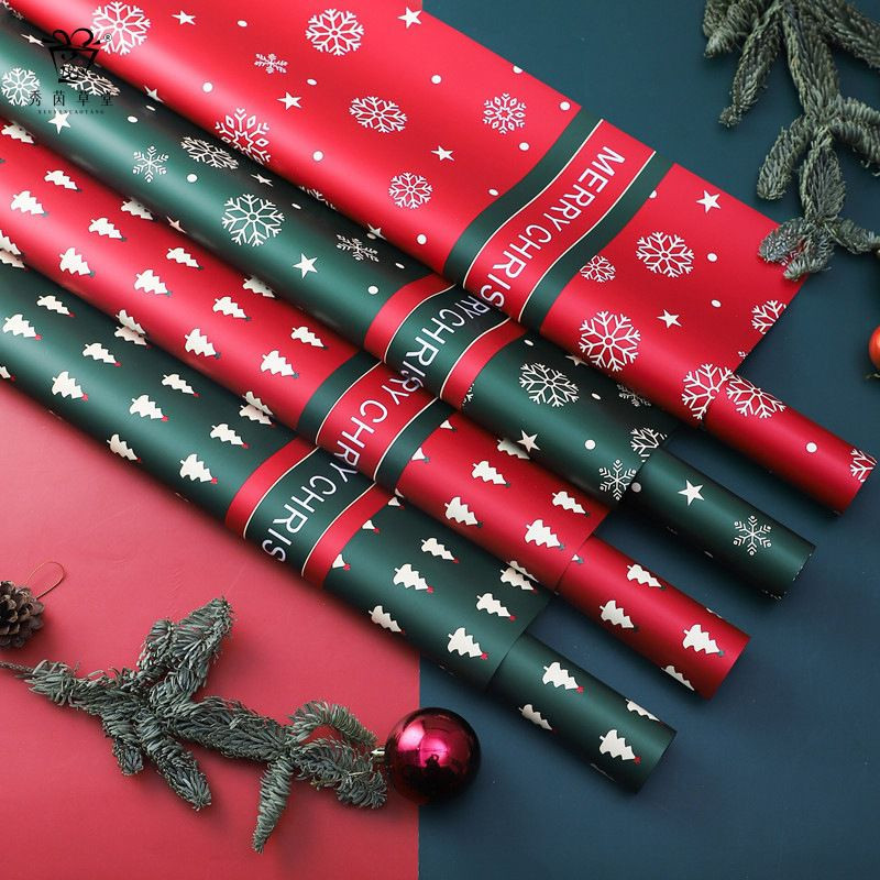 

Kertas Buket Edisi Natal ~ Merry Chrismast/ Flower Wrapping / Kertas Bunga / Flower Paper Cellophane