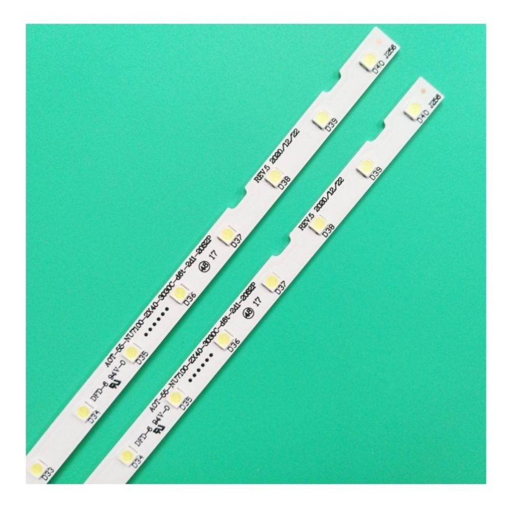LED strips for SAMSUNG 55 TV UE55NU UE55RU BN96 45913A STS550AU9 AOT 55 NU7300 NU7100 2X40 3030C d6f